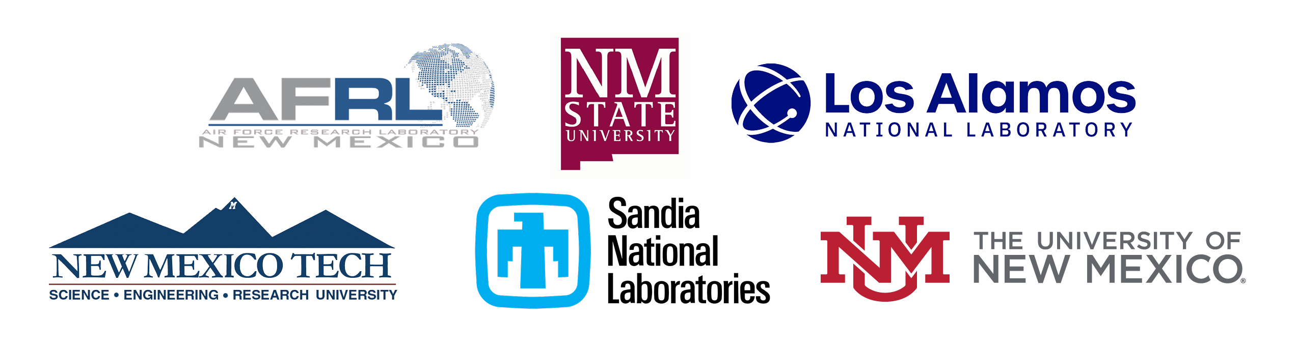 Partner Logos - 2026 Innovate NM (only research institutions)